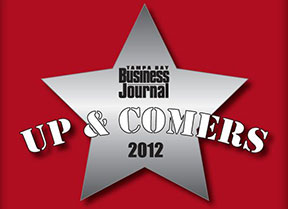 Joel Playford, Vice President of Implementations, received the 2012 Up & Comers Award presented by the Tampa Bay Business Journal. 
