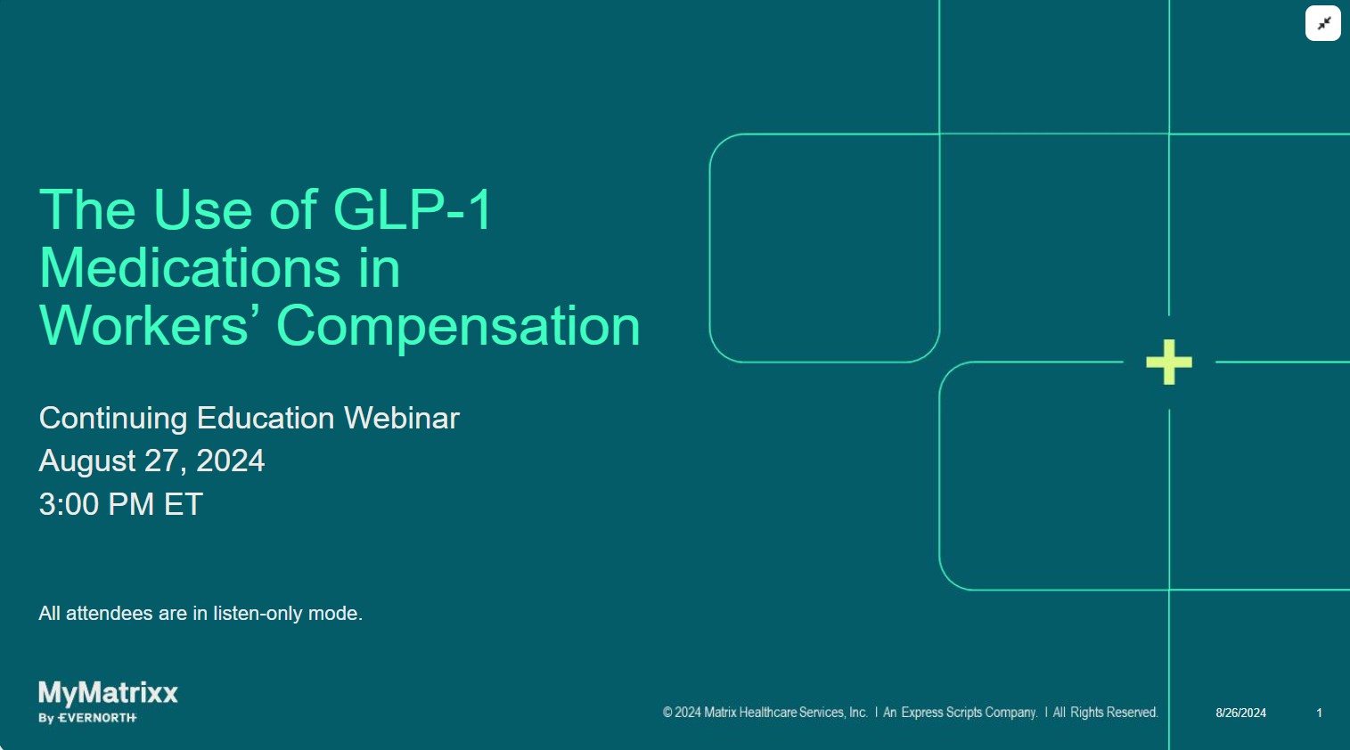 GLP-1 Webinar Recording Preview Image