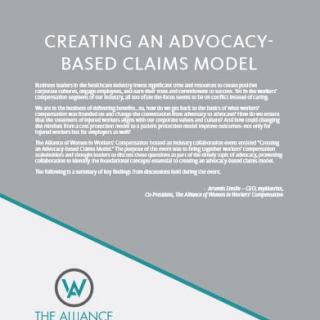Creating An Advocacy-Based Claims Model