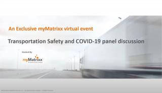 Transportation Safety and COVID-19 Panel Discussion - Part 1